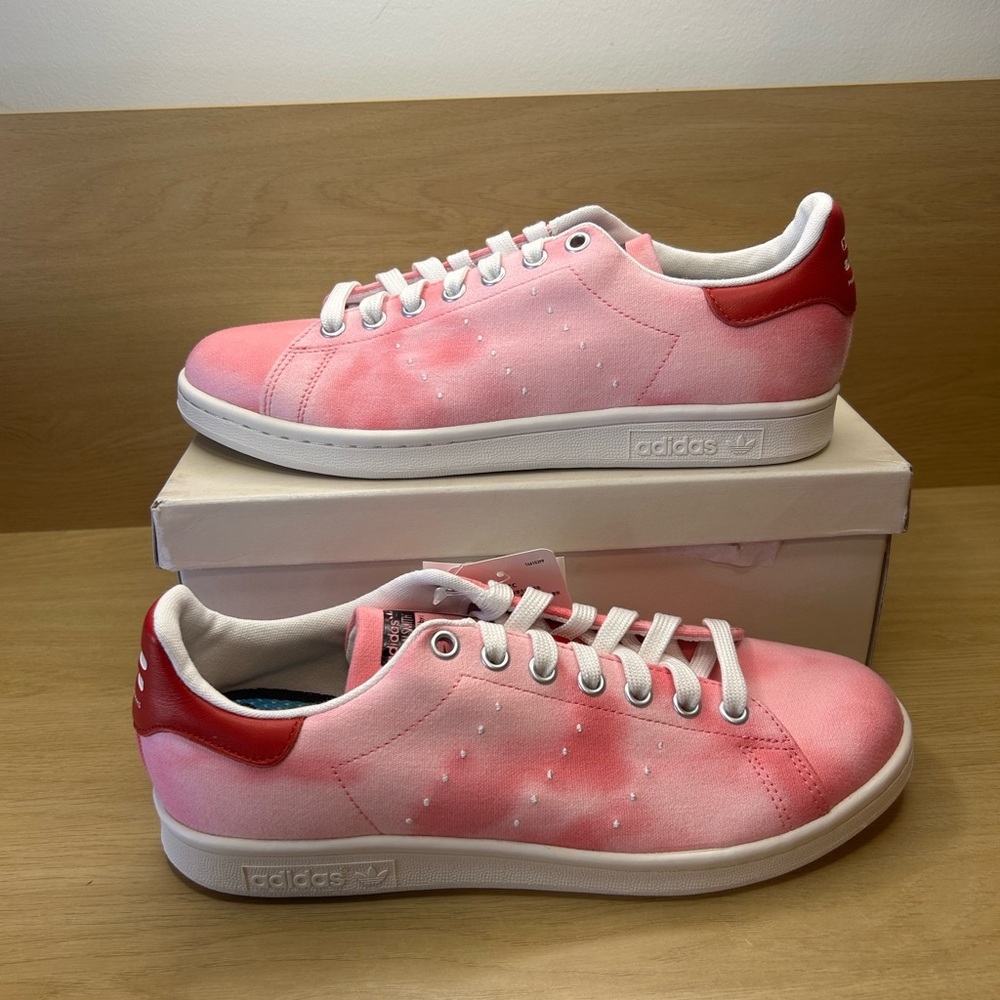 Adidas Pharrell Williams Hu Holi Stan Smith AC7043 Men Size 7 Women’s 8.5 Red